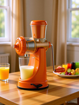 Zubix Steel Fruit Juicer Hand Juicer(Multicolor)