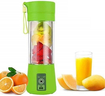 Xydrozen Plastic, Steel Rechargeable Juice Blender Grinder Shake Fruit & Vegetable Hand Juicer(Green)