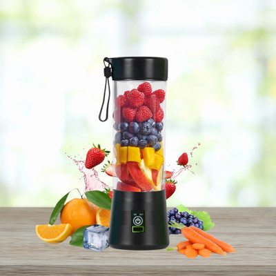 SACRO Plastic Electric Fruit Juicer, USB Rechargeable, Mini Juicer Grinder For shake/JuiceB455 Hand Juicer(Multicolor)