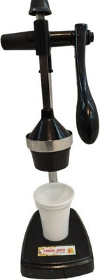 JSE Aluminium Manual-Juicer-Black Hand Juicer(Black)