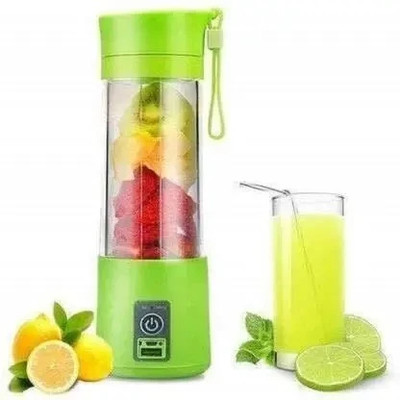 rajcom Plastic Mini Rechargeable Hand Juicer(Green)
