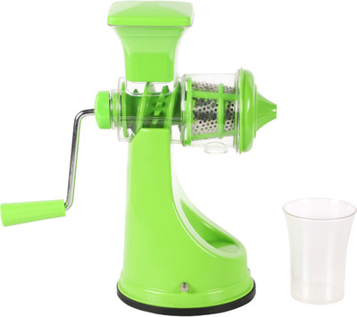 Saule Plastic Manual Hand Juicer for Fruit & vegetable Hand Juicer(Green)