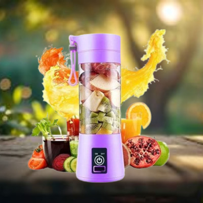 GUGGU Plastic Mini Juicer Blender (USB Rechargeable Juicer)For Juices/Shake, Personal SizeE249 Hand Juicer(Multicolor)