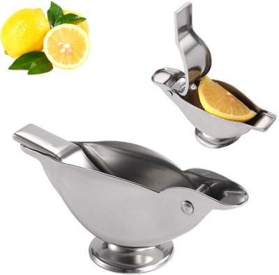 NH WORLD Steel Bird Lemon Squeezer , Metal Lemon Slice Squeezer,Heavy Duty,Ergonomic-Steel Hand Juicer(Steel)