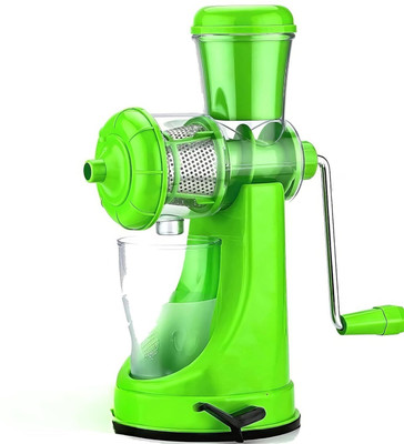 STELITE Plastic Hand Juicer for Fruits and Vegetables with Steel Handle Hand Juicer(Green)