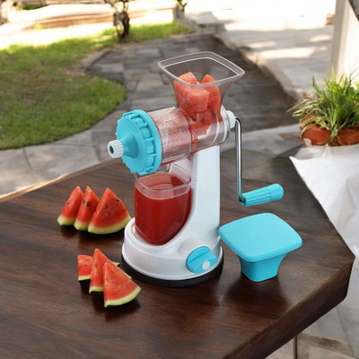 NHB BOUTIQUE Plastic Multi-Purpose Fruit & Vegetable Steel Handle Juicer Hand Juicer(Multicolor)