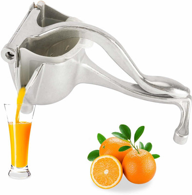 HVG TRADERS Aluminium Fruit Juicer, Instant Vegetable & Fruit Mixer Orange, Watermelon, Lemon Squeezer Hand Juicer(Silver)