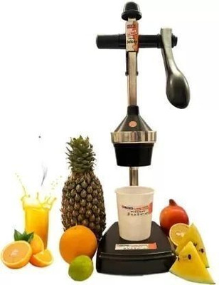 JSE Aluminium Sturdy Fruit Hand Juicer(Black)
