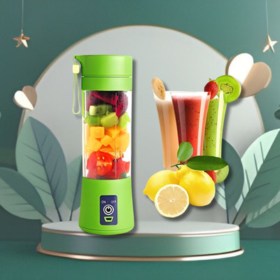 Clairbell Plastic Electric Fruit Juicer, USB Rechargeable, Mini Juicer Grinder For shake/JuiceB356 Hand Juicer(Multicolor)