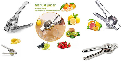 ODDEVEN Steel excellent Steel Hand Juicer Lemon Squeezer Heavy Duty Citrus Juicers Hand Juicer(Steel)