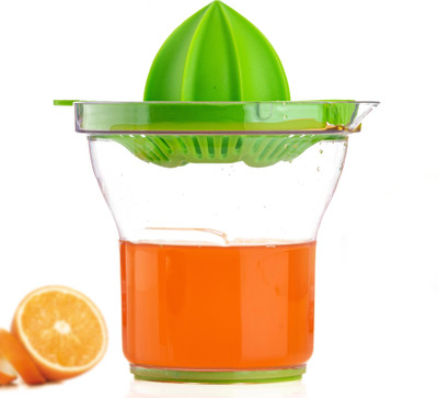 Cookvita Plastic 5 in 1 Lemon Squeezer Citrus Juicer with Strainer, Manual Hand Press Hand Juicer(Multicolor)