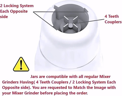 ALTRR Mixer Grinder Juicer Bullet Jar 600ml 400ml | Durable & Leakproof Mixer Juicer Jar(900 ml)