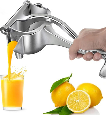 VVG TRADERS Aluminium Fruit Hand Squeezer Heavy Duty Lemon Orange Juicer Manual Fruit Press Squeezer Hand Juicer(Silver)
