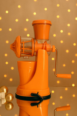 raj enterprises Plastic Hand Juicer(Orange)