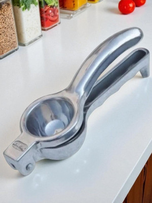 Nutech Steel lemon squeezer Hand Juicer(Silver)