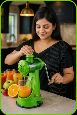 Something Collection Plastic HandJuicer Hand Juicer(Green)