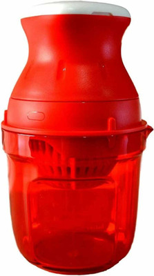 JBK Plastic 2 in 1 Plastic Hand Press Manual Juice Hand Juicer(Red)