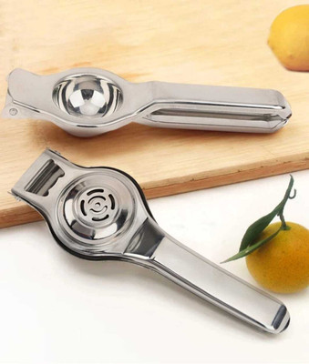 balajienter Steel Stainless Steel Lemon Squeezer / Lemon Juice Extractor, Hand Juicer- Rust Free Hand Juicer(Silver)