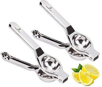 MOBDESK Steel Steel Lemon Squeezer with Built-In Bottle Opener-Durable Function Hand Juicer Hand Juicer(Silver)