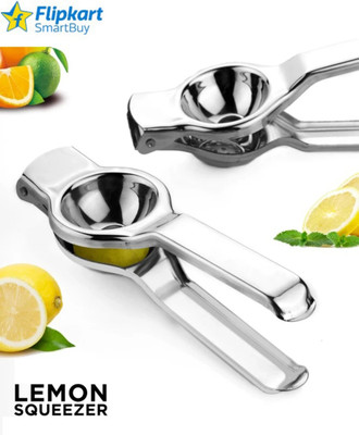 Flipkart SmartBuy Steel Stainless Steel Lemon Squeezer – Heavy Duty Manual Citrus Juicer, Easy to Use Hand Juicer(Steel)