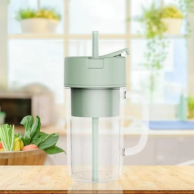 FITUP Plastic ™Crusher juicer small portable juicing cup home electric juicer automatic juicer Hand Juicer(Green)