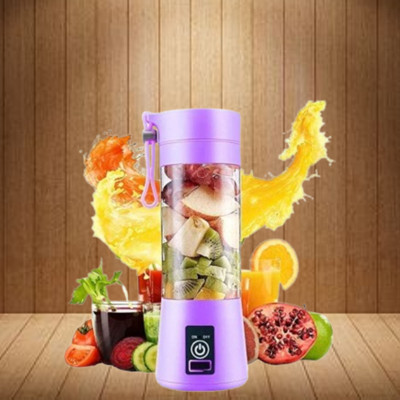 GUGGU Plastic Mini Juicer Blender (USB Rechargeable Juicer)For Juices/Shake, Personal SizeE175 Hand Juicer(Multicolor)