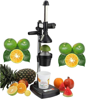 Tannu Craft Steel hand juicer for lemon santra mosamai making manual steel juicer hand press Hand Juicer(Multicolor)