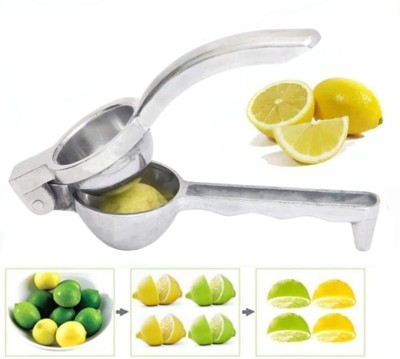 Rajshree Kitchenware Aluminium Lemon Squeezer Steel Lemon Squeezer Steel Hand Juicer(Silver)