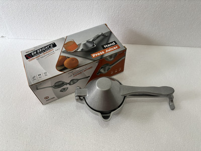 B.N.BRIGHTS Aluminium Mini Duty Hand Press Juicer Manual Fruit Juicer for Orange,Pomegranate & More Hand Juicer(Silver)
