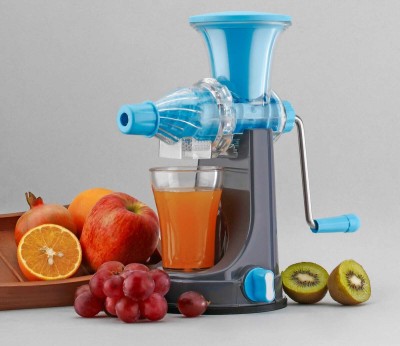 i khodal enterpise Plastic Hand Juicer For Carrot,Fruits And Vegtables With Steel Handle, Hand Juicer(Blue)