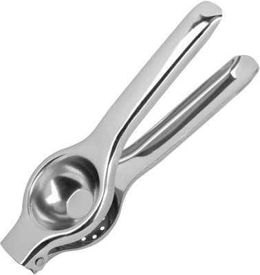 Zureni Steel Stainless Steel Lemon Squeezer Citrus Juicer Hand Press Manual Squeeze Juice Hand Juicer(Silver)