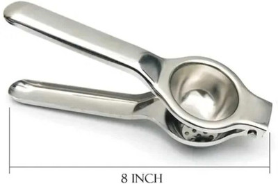 Asquare Steel 2-in-1 Lemon squeezer with bottle opener Hand Juicer(Steel)