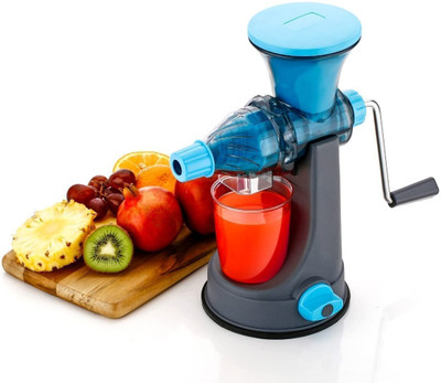 Guru Kripa Plastic Steel Handle Vacuum Locking Hand Juicer(Blue)