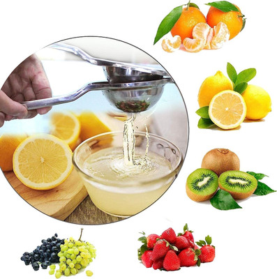 Citrus Aluminium Aluminum lemon squeezer , citrus squeezer, pack of 1 Hand Juicer(Silver)