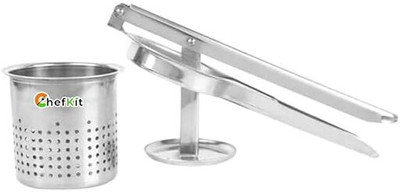 Preha The Smart Choice Steel Kitchen Stainless Steel juicer Manual Fruit Juicer Hand Juicer(Silver)