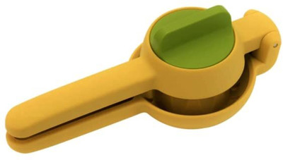 DAVALBA Plastic Perfect Manual Squeeze and Twist Hand Juicer Machine for Lemon Hand Juicer(Yellow)
