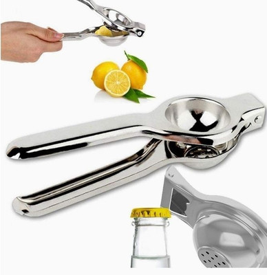 Rame Steel Pure Stainless Steel Lemon Squeezer lemon squeezer for kitchen Hand Juicer(Silver)