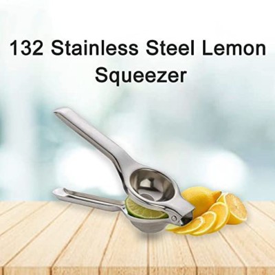JRYU Steel Steel Hand Juicer Lemon Squeezer(Silver Pack Of 1) Hand Juicer(Silver)
