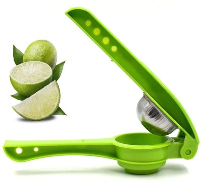 mapperz Plastic Lemon Squeezer Steel Polish, Nimbu Presser Lemon Juice Extractor Hand Juicer(Green)