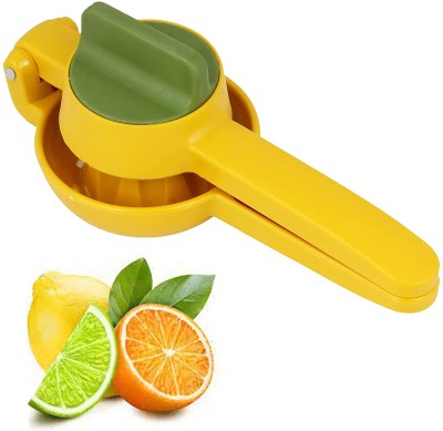 ELITEHOME Plastic Kitchen 2 in 1 Manual Lemon Juicer Machine, Lemon & Orange Citrus Press Squeezer Hand Juicer(Multicolor)