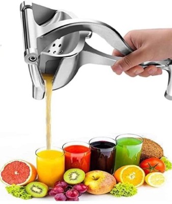 Gentle e kart Aluminium Hand juicer, Fruit juicer Manual juicer Instant juicer Orange Hand Juicer(Silver)