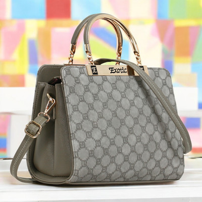 Exotic Women Grey Handbag