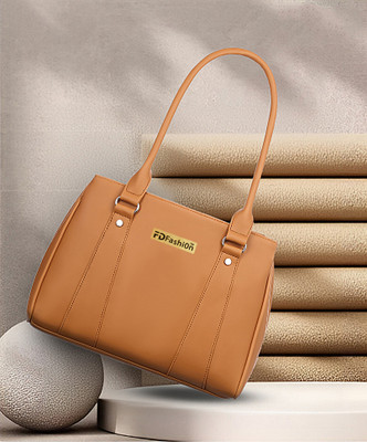 FD FASHION Women Tan Shoulder Bag