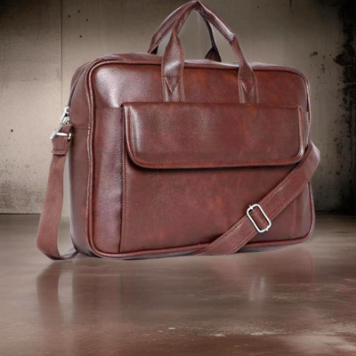 Shivra Men & Women Brown Messenger Bag