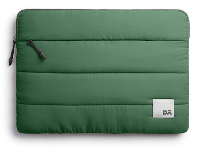 DailyObjects Pine Stria Laptop Sleeve - Medium Laptop Sleeve/Cover(Green, 8 L)