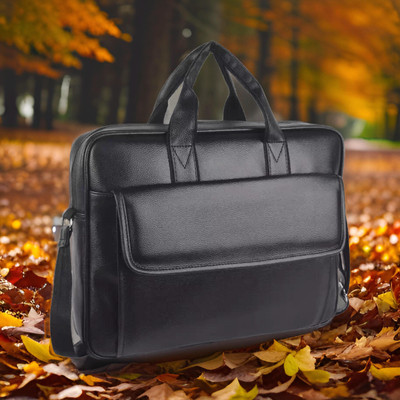 house of common Men & Women Black Messenger Bag