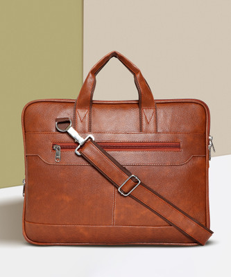 Bagneeds Men Tan Messenger Bag