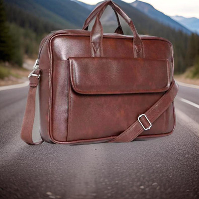 JairaJ Men & Women Brown Messenger Bag