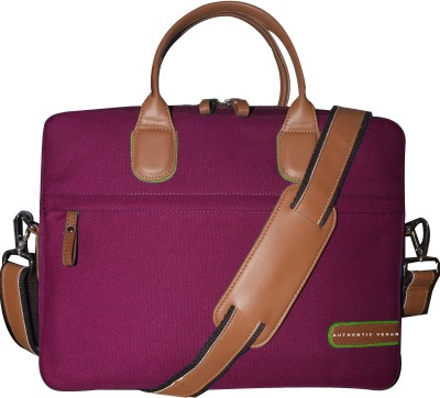 VEGAN Purple Shoulder Bag Leather & Fabric Unisex Sling||Hand Massenger||Office||Travel||Cross body Bag