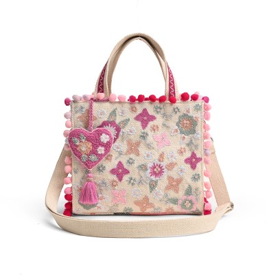 Boho Girl Women Multicolor, Pink Messenger Bag